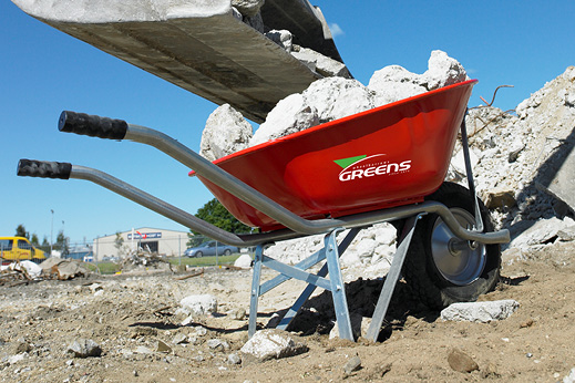 Contractor Red Wheelbarrow Trade
