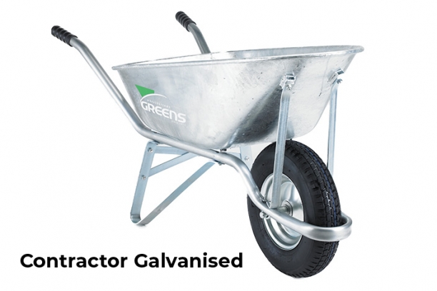 Trade Wheelbarrows Model Contractor Galvanised Wheelbarrow