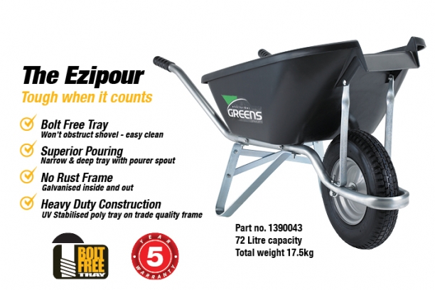 Trade Wheelbarrows Model Ezipour Wheelbarrow Features