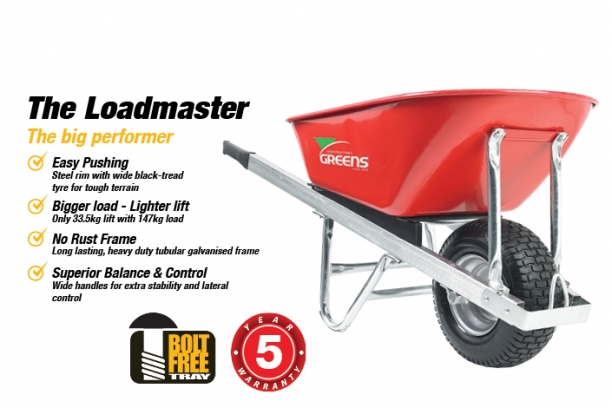 Trade Wheelbarrows Model Loadmaster Wheelbarrow Features